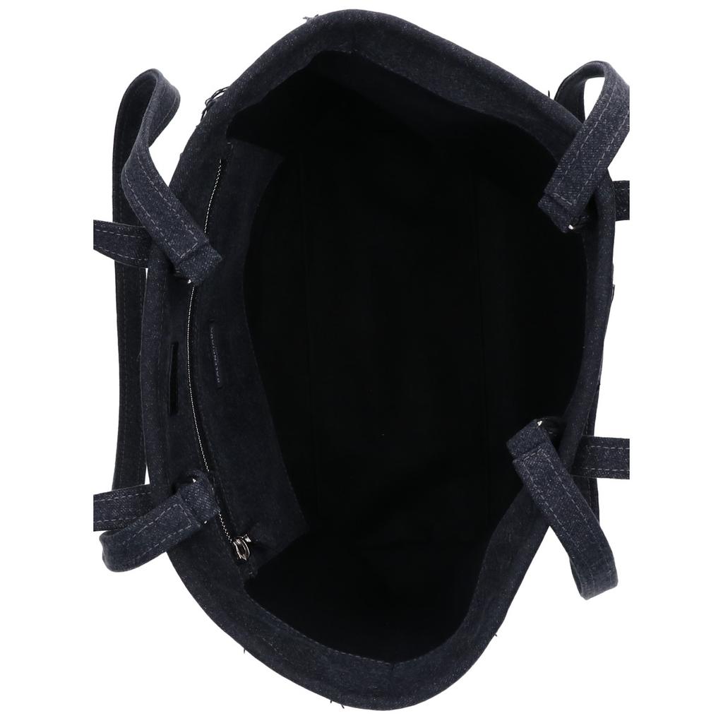 BALENCIAGA [Excellent Condition] 671409 Barbes Medium Denim 2-Way Tote Bag Black seriesUsed