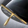Stainless Steel Shower Wiper Window Squeegee Wiper All-purpose Glass Mirror Scraper Cleaning Household Hotel Tools Golden Black