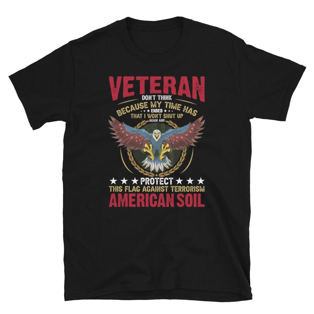 Protect American Soil US VETERAN Awesome Graphic Classic M