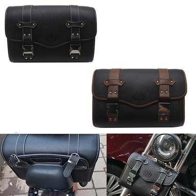 Borsa Laterale Retrò per Moto per Harley Honda Rebel 250 300 500 1100 Borsa Porta Attrezzi