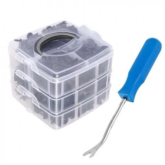 Car Retainer Auto Clips Plastic Kit 625 PCS Fasteners Push Trim Pin Rivet Bumper