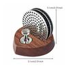 3 Pieces Espresso Accessory Low-Profile Stainless Steel Portafilter Screen with