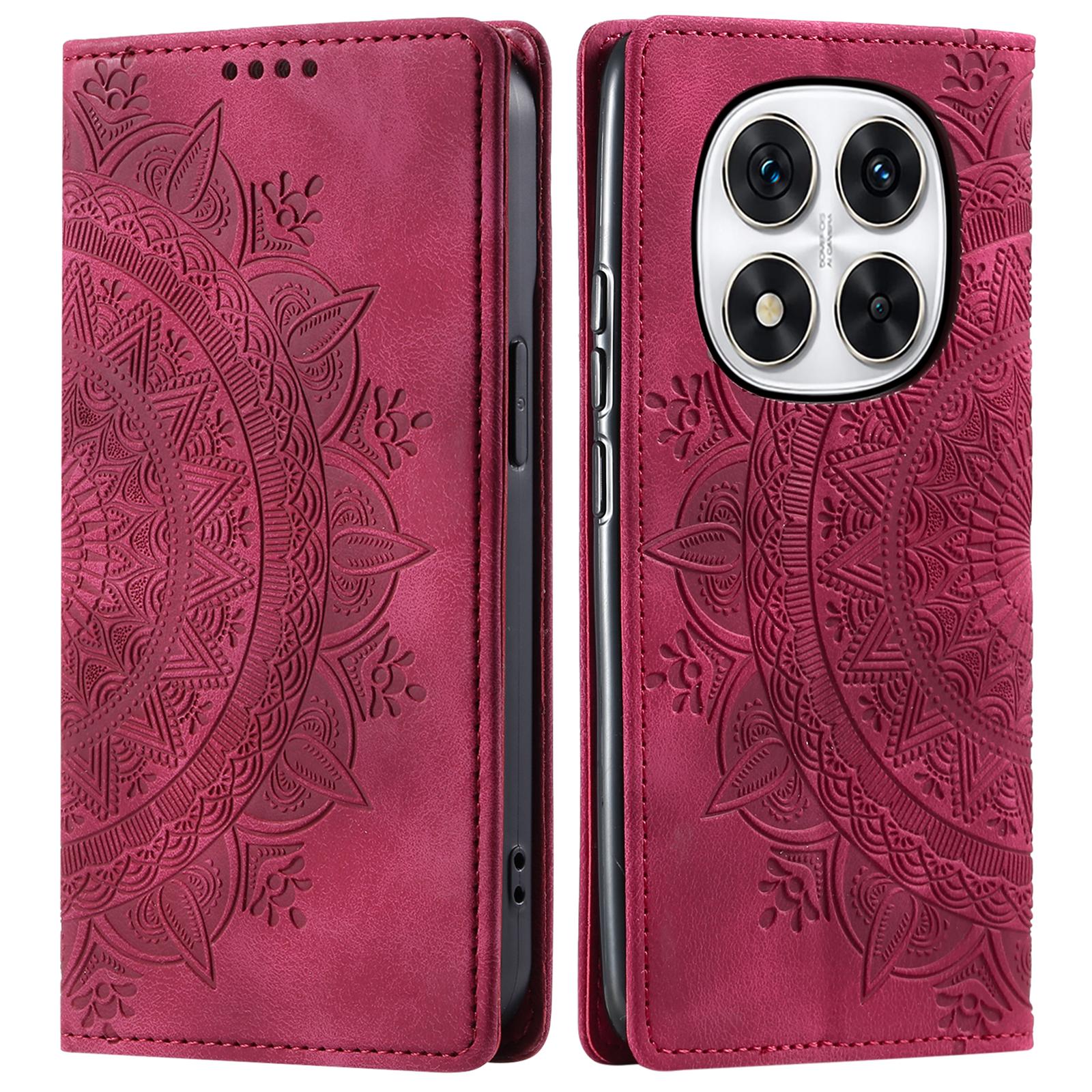 

Style-010 Leather Cover for Xiaomi Redmi Note Note 14 Pro+ 5G/14 Pro 5G/Poco X7 5G Phone Case Pattern Imprinted Rose