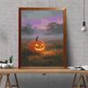 DIY Full Drill Diamond Painting Kit Halloween Pumpkin Design Rhinestone Canvas Art Relaxing Handmade Gift for Adults