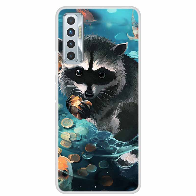 For Tecno Camon 17P Case Luxury Silicone TPU Soft Cover Phone Case For Tecno Camon 17 CG7 CG6 1 7 Coque Shockproof Cartoon Funda