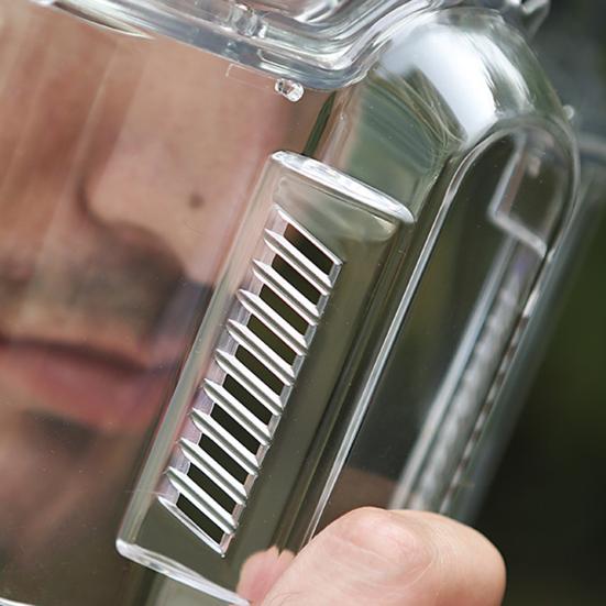 Återanvändbar Ansiktsskärm Helansikts Skyddsmask Klar Stänksäker Ansiktsmask Anti-dimma Säkerhetsglasögon för Matlagning Slipning Skärning