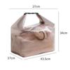 Translucent Waterproof Toiletry Bag Large Capacity Portable Women Cosmetic Pouch for Business Trip Bathroom Use