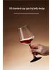 Creative Red Wine Glass Hanging Rack for Living Room Cabinets - Display and Storage Shelf with Ornaments