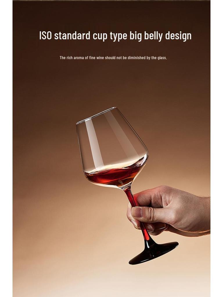 Creative Red Wine Glass Hanging Rack for Living Room Cabinets - Display and Storage Shelf with Ornaments