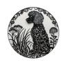Round Metal Tin Sign Art Painting Wreath Decorative Plates Entrance Decor Gift Mask Theme For Bar Cafe Club Home Room Wall Decor