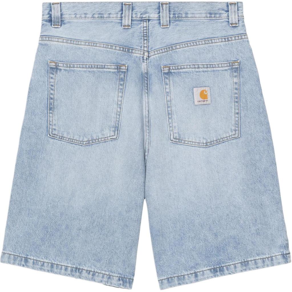 Carhartt WIP SS26 Brandon Loose Fit Heavyweight Low Rise Casual Denim Shorts Men Shorts I037161-01-WU