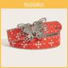 Womens Canvas Casual Belt With Butterfly Clasp Jeans Belt Accessories Clothing