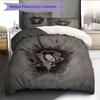 Pittsburgh Penguins Pattern Bedding Quilt Set  Home Decoration  Gift (1 * Duvet Cover + 2 * Pillowcase  Without Core)