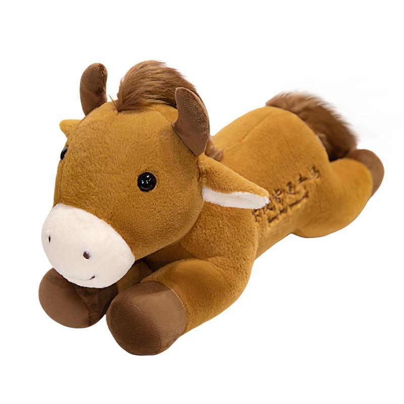 Zodiac Horse Plush Toy With Pp Cotton For Kids And Teens Gift