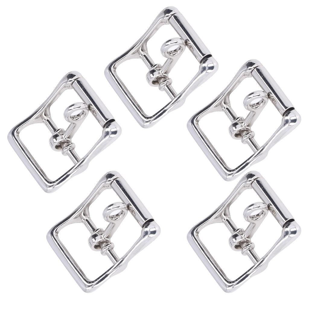 5-teilige Gürtelschnalle, einfacher, stilvoller, einfach zu installierender Ersatz aus Metallschnalle für die Herstellung von Taschen und Geldbörsen