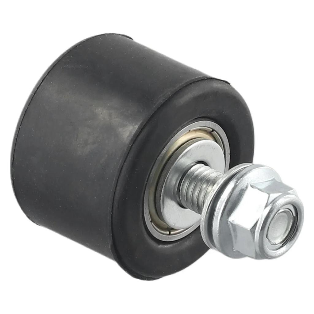 Sprocket Motorcycle Chain Roller With Screws Bolts Gaskets 2Pcs 8mm Cycling Part Rubber For Raptor YFM350 YFM 350