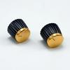 2PCS Guitar String Post Caps Precisions Machined Potentiometers Comfortable Textured Surfaces for Enhancing Playabilitys