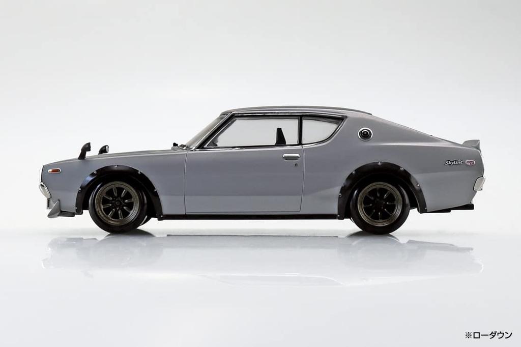 Aoshima Bunka Kyozai Série The Snap Kit Nissan C110 Skyline Custom Plastikový model 1/32 GT-R (stříbrný) Předbarvený č. 18-SP1