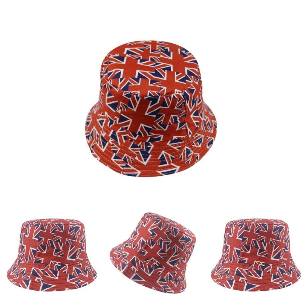 British Flag Reversible Bucket Hat Sun Protection For Outdoor Activities