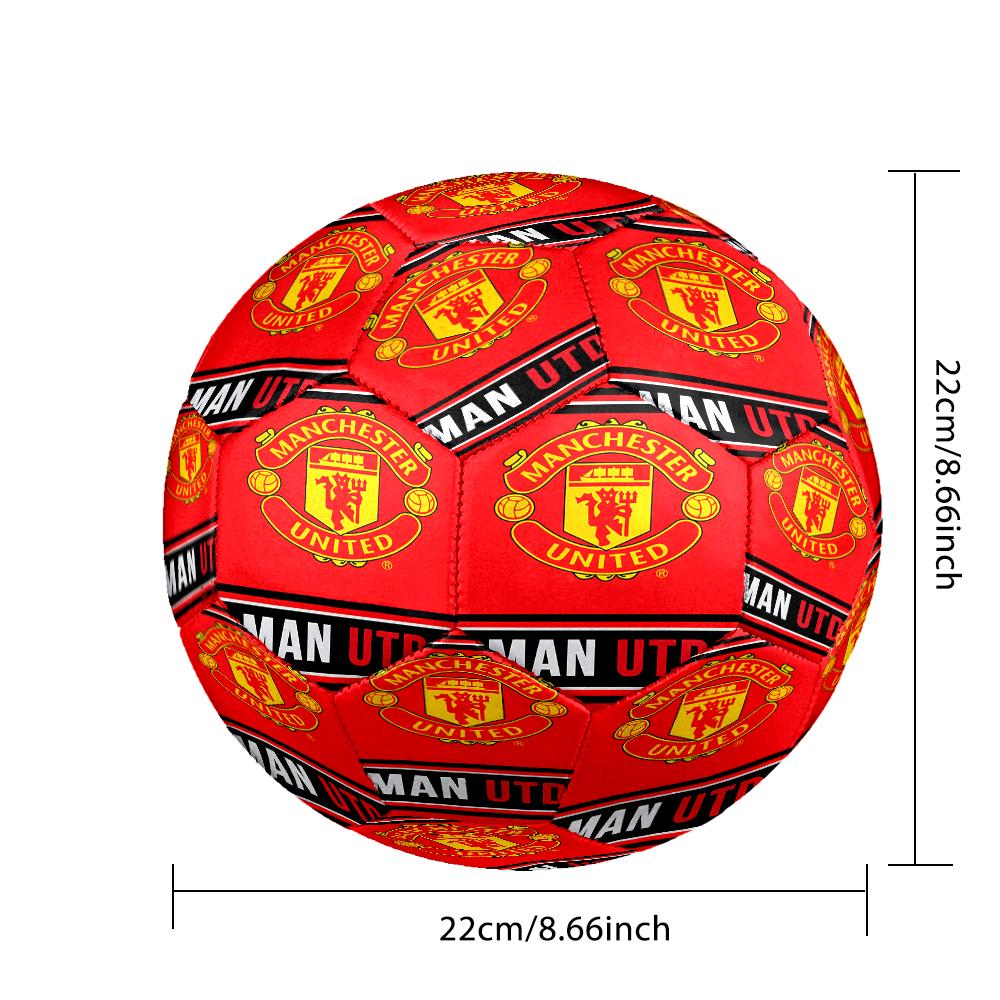 Man-chester Football Size 5 Soccer Balls, Anti-Slip, Protective Football, Outdoor Sport, a Unique Gift Suitable for Him/her, Birthdays