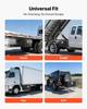 Underbody Truck Tool Box, 609 x 305 x 356 mm Heavy Duty Steel Trailer Storage Box with Lock & Keys, Waterproof Trailer Storage Organizer Under Body