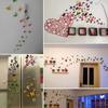 12pcs PVC Butterfly Wall Stickers Wedding Party Butterflies Room Decoration
