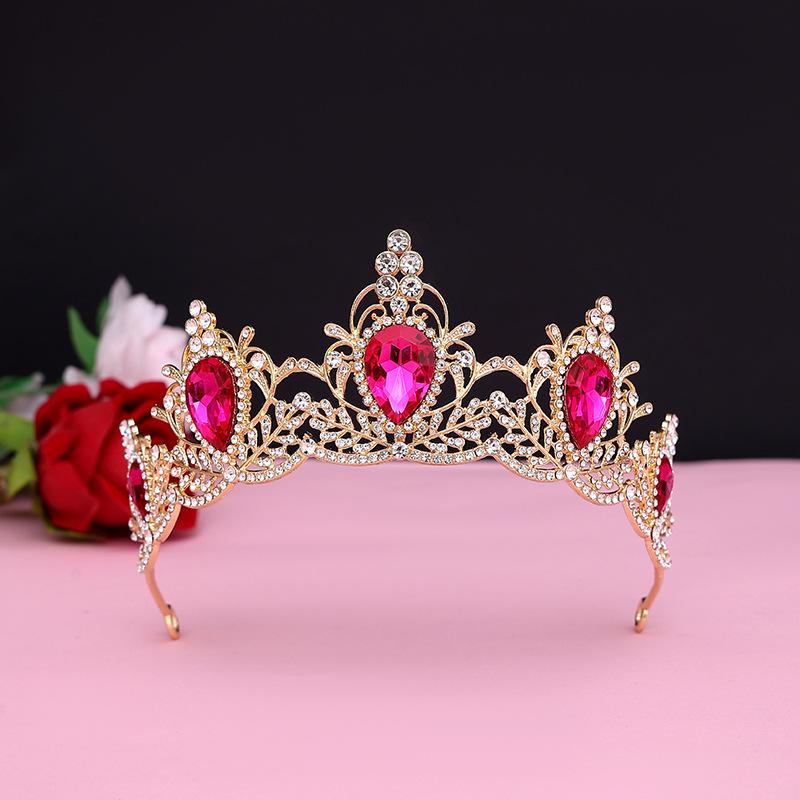 Bridal Crown European and American Baroque Bridal Headwear Birthday Adult Ceremony Crown New Hair Accessories