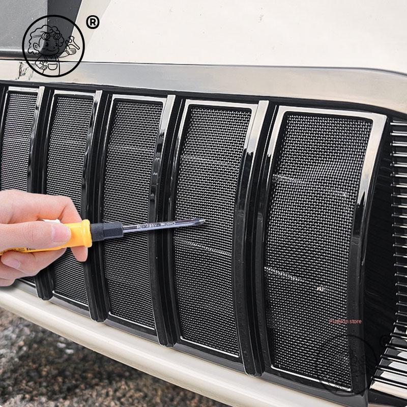 For ZEEKR 7GT 2025 2026 Car Styling Insect Proof Net Protective Cover Front Bumper Dust-proof Grille Cover Auto Accessories