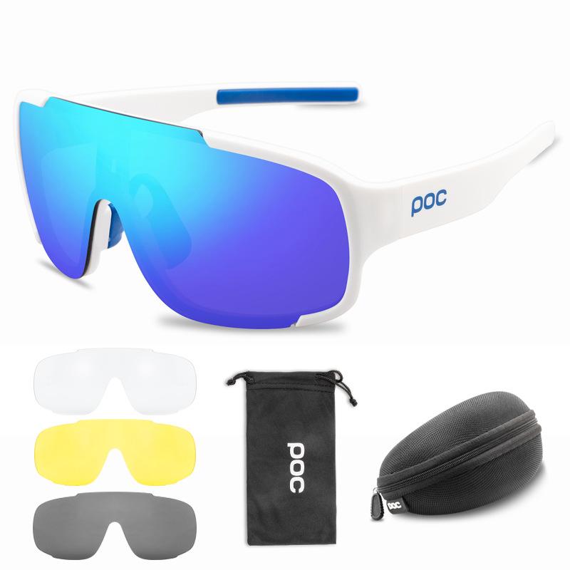 POC 4Lens Set Cycling Glasses ASPIRE Fully Coated Bicycle Goggles Can Be Paired with Prescription Glasses