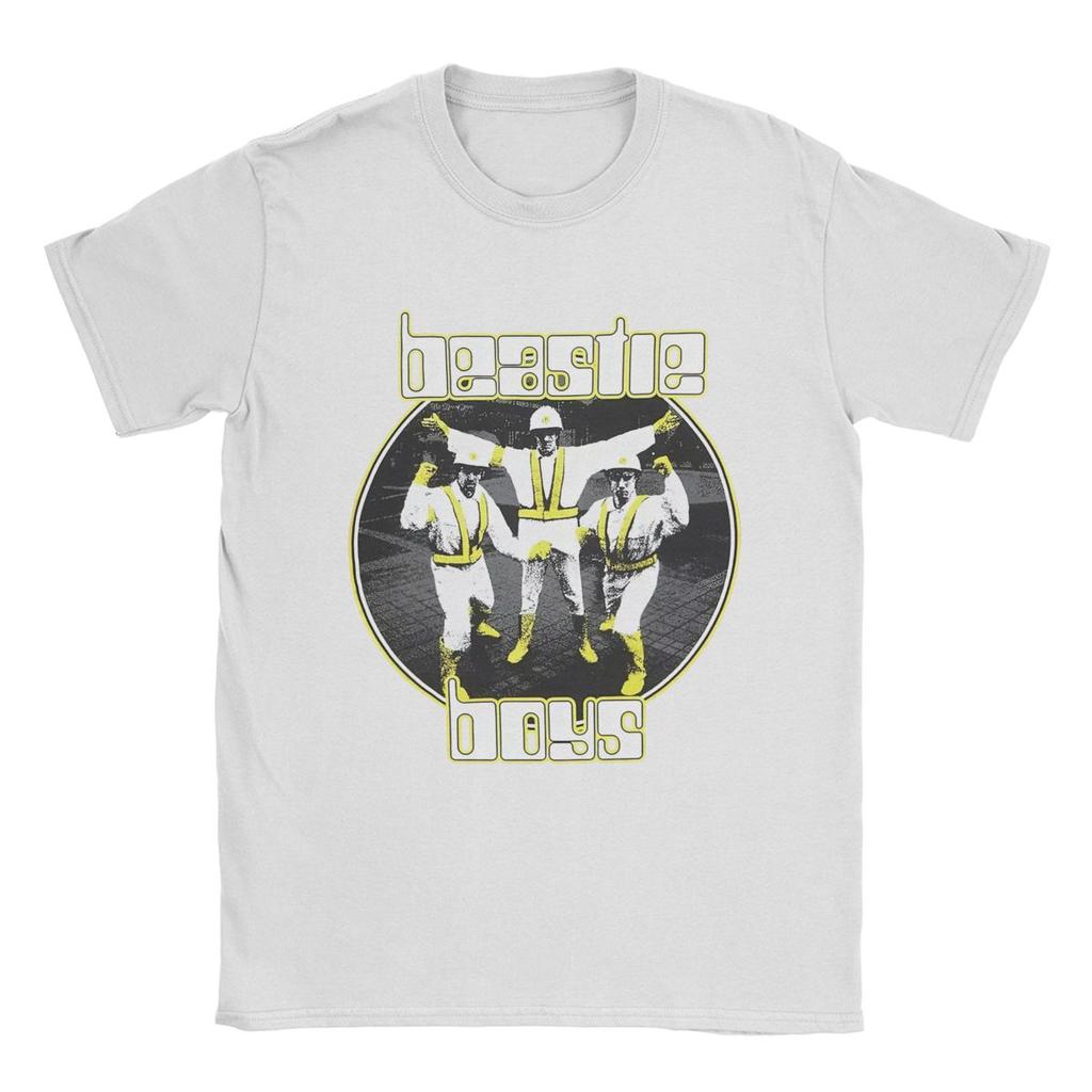 Beastie Boys Intergalactic Group Photo T-Shirts for Men Creative Pure Cotton Tee Shirt Short Sleeve T Shirt Summer Clothing