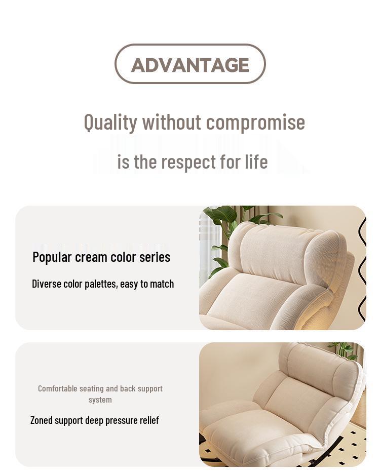 Lazy Sofa Rocking Recliner Chair for Living Room & Balcony