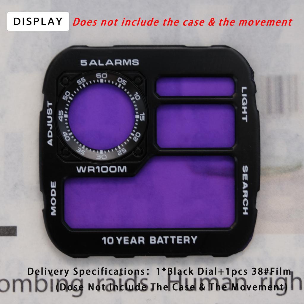 AE1200 Metal Dial & Case Mod Kit Modifed Upgrade Copper Dial Steel Case For Casio 3299 AE-1200 Replacement Watch Accessories