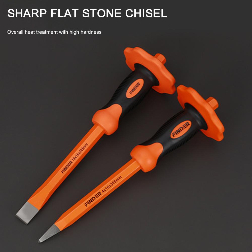 High Quality Masonry Chisel Premium Cement Chisel With Hand Protection For Concrete Breaker