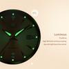 JINSHIDUN New Business and Leisure Ladies Watch Mechanical Form Calendar Luminous Diamond Inlaid Waterproof High-end Watch