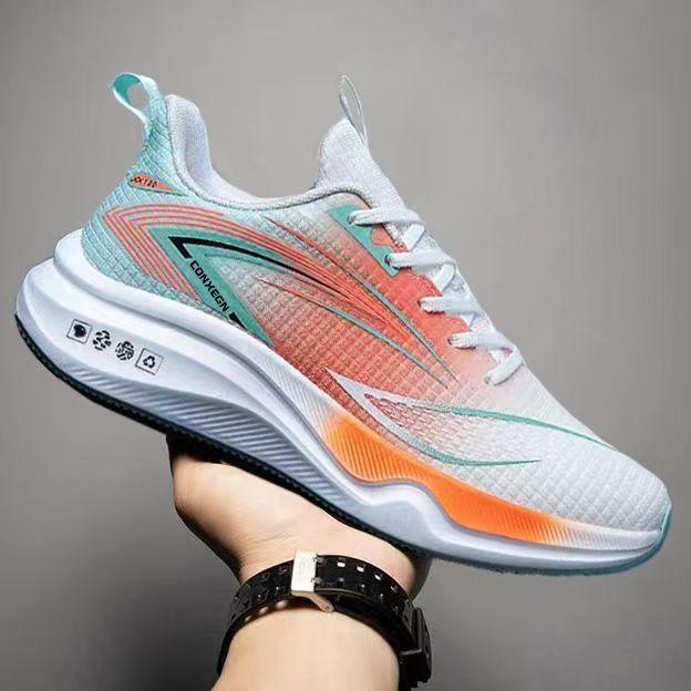 Scarpe da corsa ultraleggere nuove di primavera e autunno, scarpe sportive, traspiranti con suola morbida ammortizzante per studenti, scarpe da corsa leggere da uomo