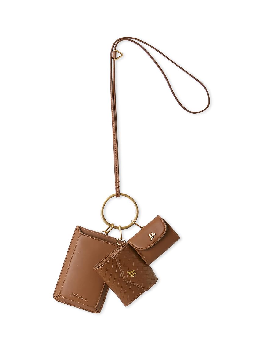 Triple Bag with Shoulder Strap 09WGB261806 CML Free Size [Mila Owen] Women s