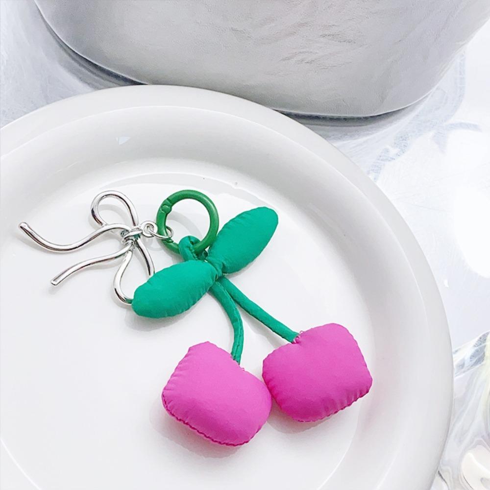 

Alloy Fruit Keyrings Multifunctional Bag Charm Elegant Key Ornament Key Accessories зелений