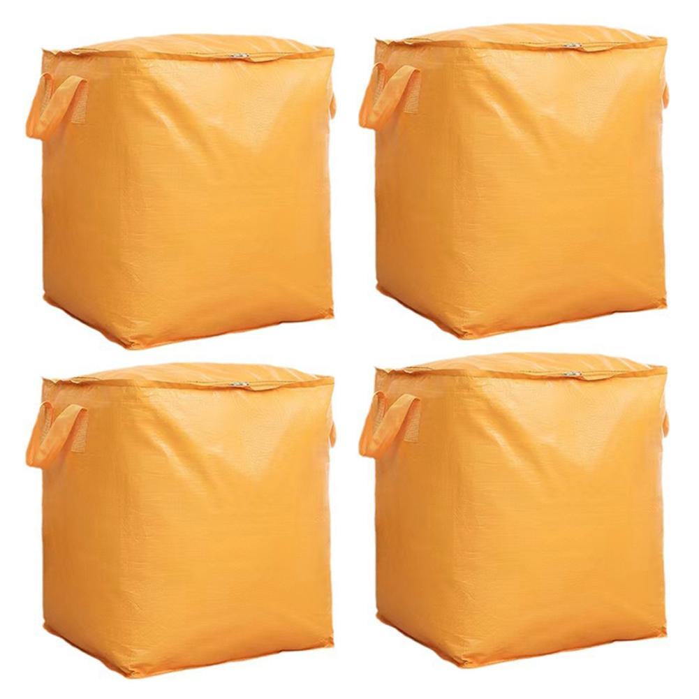 2/4 Pcs Storage Bag Extra Large Duty Moving Bag Waterproof Foldable  Easy To Organize Winter Clothing, Shoes And Quilt Storage