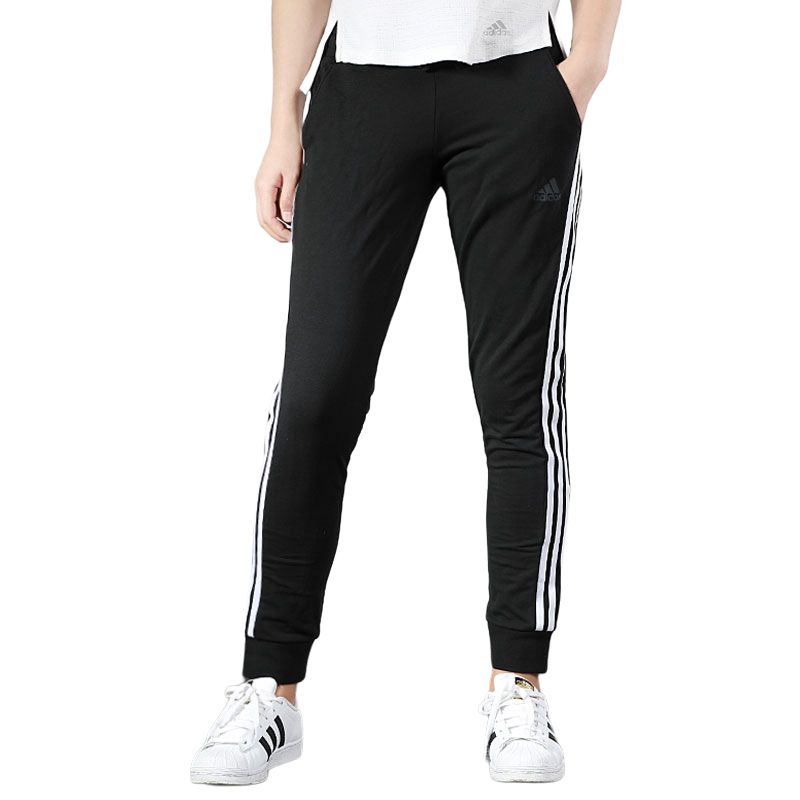 Adidas Essential Tapered Fit Sports Pants Women Pants Black EH3885