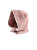 LORDLOAR Knit Button Balaclava Pink