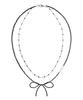 Luvistrue Nm Ribbon Beads Choker(Black)