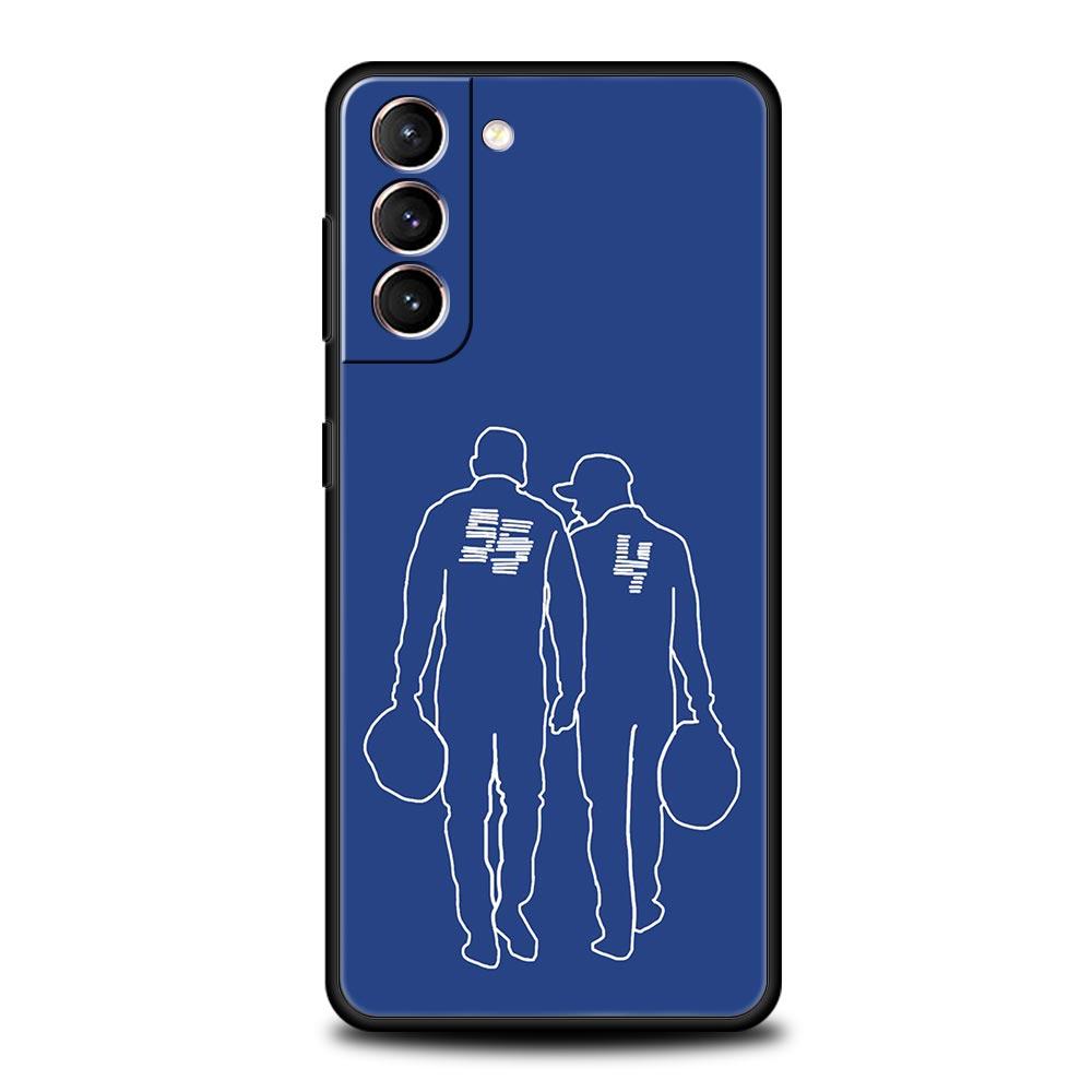 F1 Number 33 Phone Case For Samsung Galaxy S25 S24 S23 FE S22 Ultra S20 S21 5G S10 Plus S10E Soft Black Cover