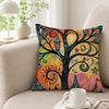 PNaive arts Cushion Cover Soft  Washable Pillow Covers Suitable for Sofa Bed Travel Office Scenarios
