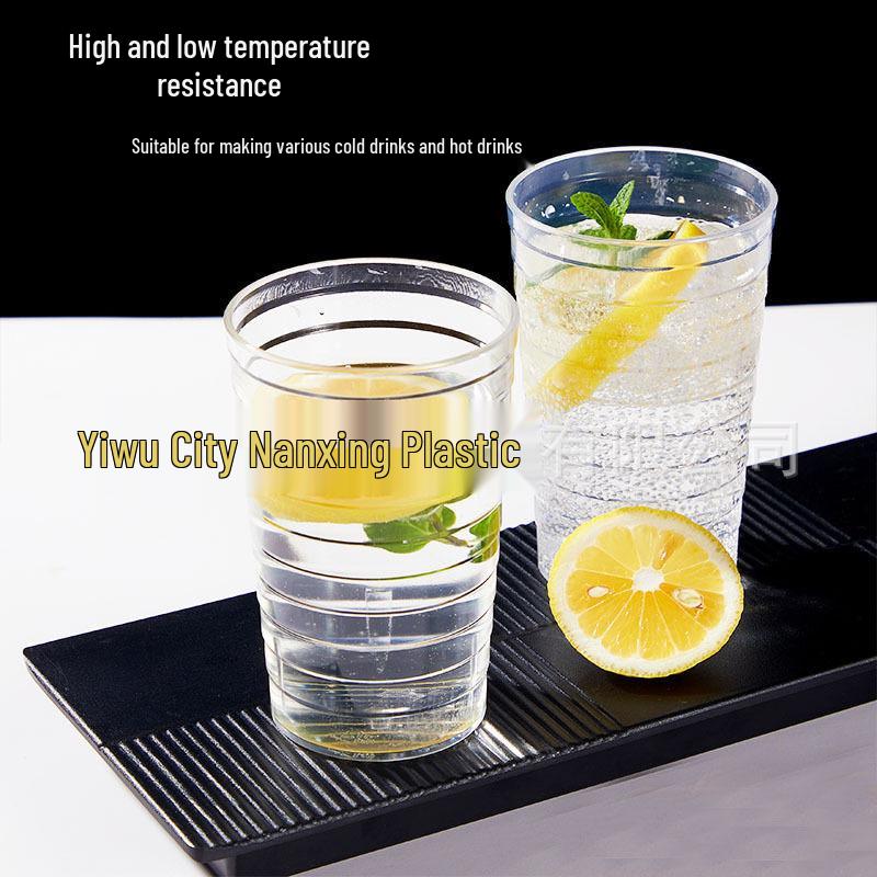 Stocked Drop-Proof Acrylic Beverage Cup - Transparent for Milk, Juice, or Wine