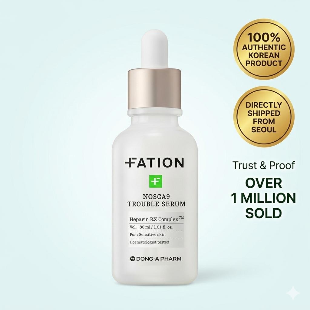 FATION Nosca9 Trouble Serum 30ml x2 Set / Acne Care / Korean Skincare