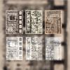 30pcs/pack Vintage Style Material Paper for Decorative Scrapbooking Diary Album Lable Journal Planner Scrapbook Stickers