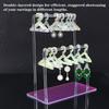 Jewelry Organizer 16pcs Hangers Shaped Jewelry Holder Clothes Hanger Ear Studs Stand  Women Girls