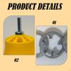 PVC Threading Maker Tool for Electric Drill, Tube Threader Kit Guide Clip, 1/2in 3/4in 1in