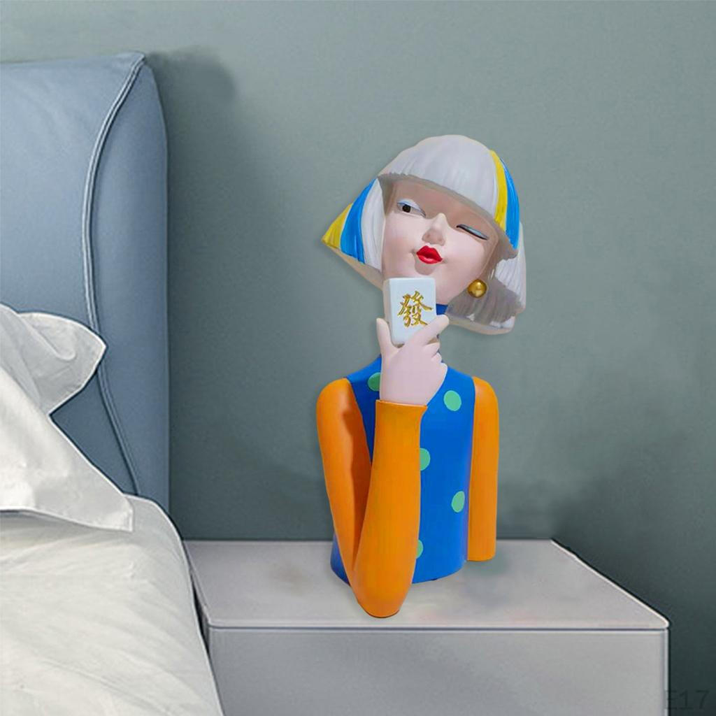 Resin Figurines Statue Indoor and Outdoor Decoration Ornaments Gifts Desktop Sculpture Decor
