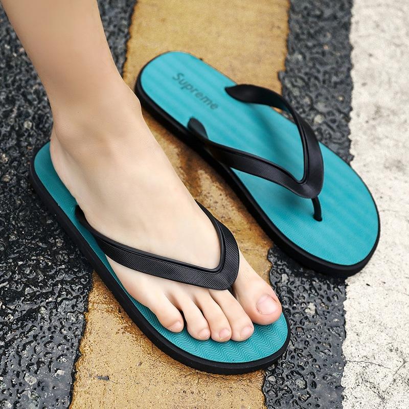 Flip-flops Men's Summer Non-slip Home Casual Sandals Outside Wear Sports Wear-resistant Vietnamese Beach Sandals